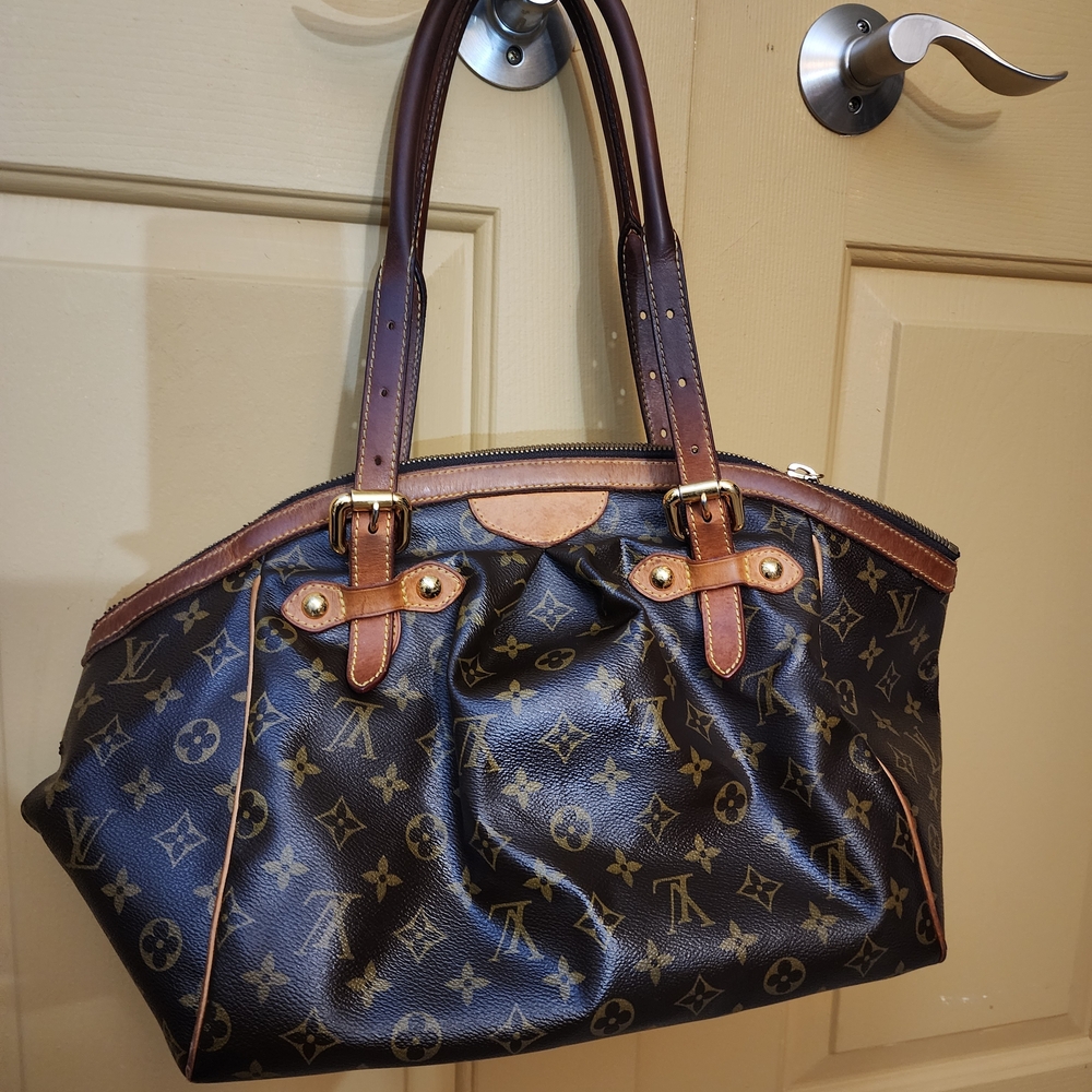 Louis Vuitton Tivoli Dark Brown Monogram Shoulder Bag